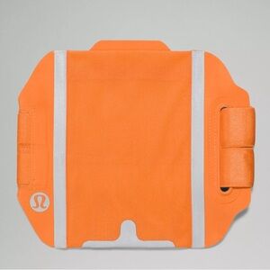 Lululemon fast and free running armband amber orange S/M